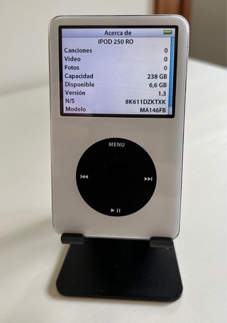 iPod 5ª Gen 250GB Batería NUEVA. LEE LO QUE TRAE!!