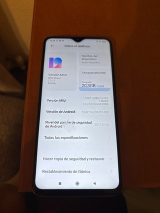 Xiaomi Redmi Note 8 Pro 128GB Negro