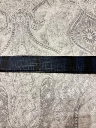 Cinturón Hermes H Hebilla Plateada Correa Azul