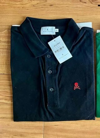 Polo Scalpers Negro Talla S