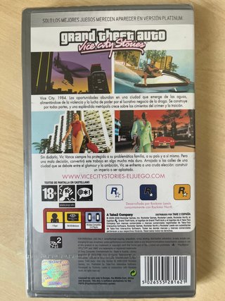 PSP GTA Vice City Stories Platinum Precintado