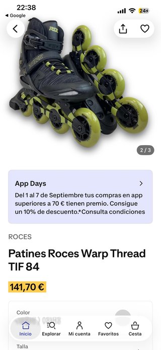 Patines Roces Negros