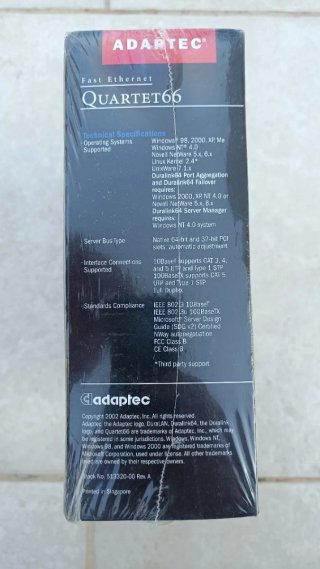 Scheda di rete Adaptec Fast Ethernet Quartet66