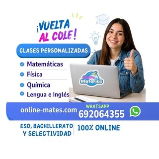 Matemáticas, Física, Química Profesor Online