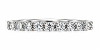 Anillo de diamantes plata