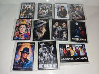 Láminas de madera e Imanes Michael Jackson