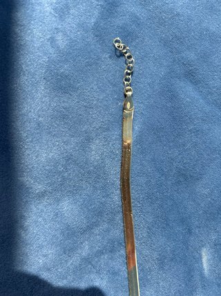 Pulsera de plata dorada estilo griego