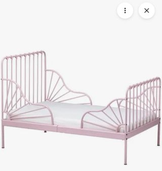 2 Camas infantil rosa Ikea nueva