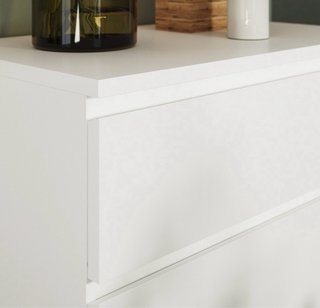 Cómoda MALM 6 cajones blanca 160x78 cm