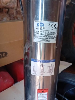 Bomba Sumergible PYD Aqua Plus 7T 2HP