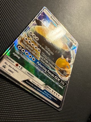 Snorlax GX Promo Carta Pokémon