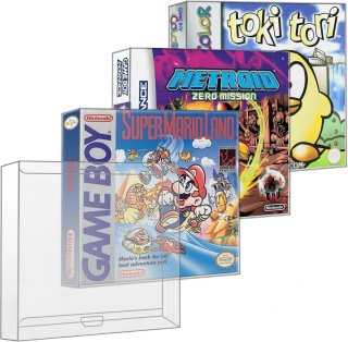 Pack 5 Fundas protectoras PET para juegos Game Boy