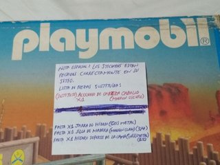 Playmobil 3773 Oeste - Fuerte Bravo (incompleto)