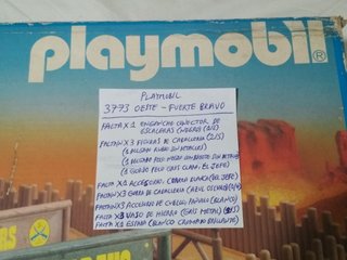 Playmobil 3773 Oeste - Fuerte Bravo (incompleto)