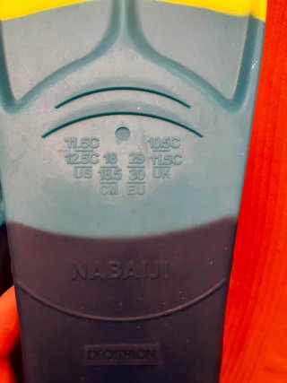 Aletas natación Nabaiji Talla 29