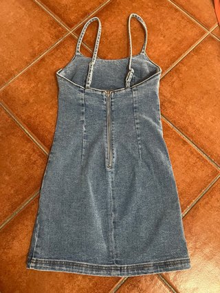 Lote 5 Prendas Talla XS: Vestido Vaquero + Tops