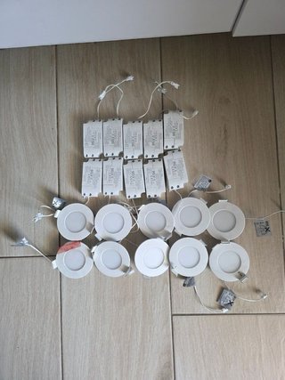 Foco led fino, empotrable, luz