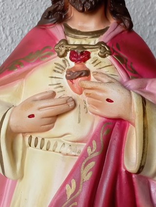SAGRADO CORAZÓN DE JESÚS 45 CM. VINTAGE IMAGEN.