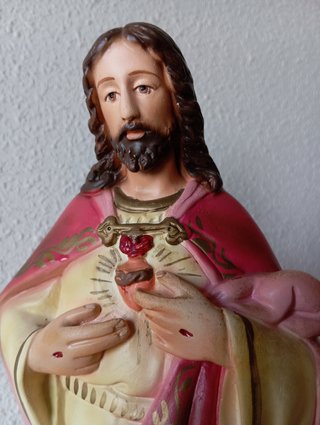 SAGRADO CORAZÓN DE JESÚS 45 CM. VINTAGE IMAGEN.