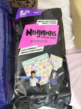 Braga pañal Ninjamas Talla L (8-12 años)