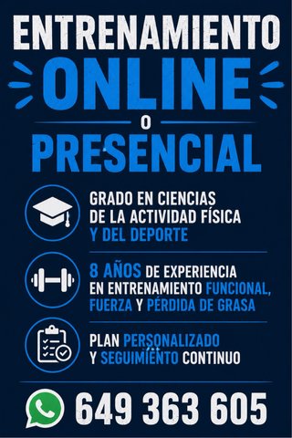 ENTRENAMIENTO ONLINE O PRESENCIAL