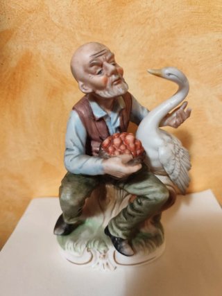 Lote 4 figuras porcelana biscuit vintage