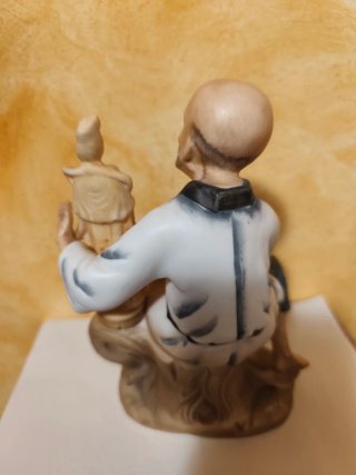 Lote 4 figuras porcelana biscuit vintage