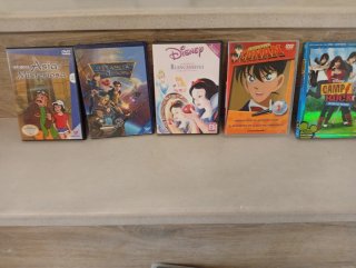 Lote 5 DVDs Infantiles Disney y Anime