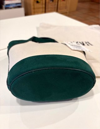 Bolso Zara Beige y Verde