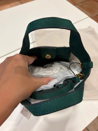 Bolso Zara Beige y Verde