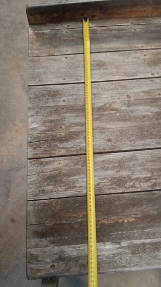 Carretilla de madera rústica