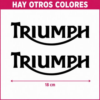 Pegatinas Triumph 18 cm