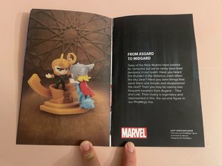 Caja Marvel Thor vs Loki PhatMojo Sin Montar