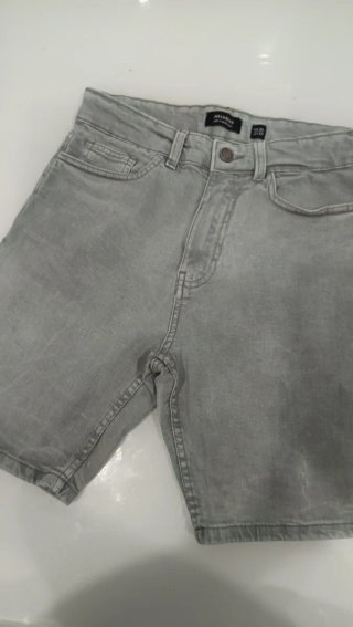 Pantalón corto Pull&Bear verde