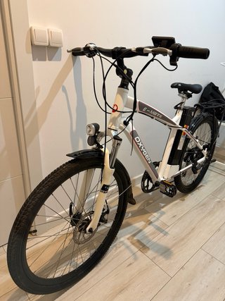 Bici Eléctrica Oxygen E-mate Blanca