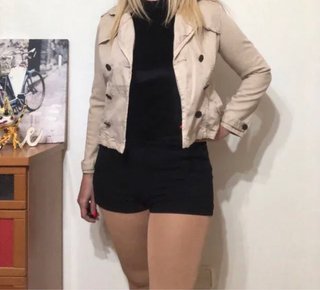 Gabardina corta Zara