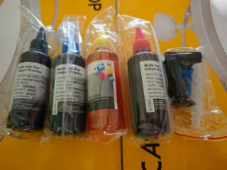 Tinta para recargar cartuchos HP