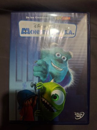 DVD Monstruos S.A. Disney Pixar Español