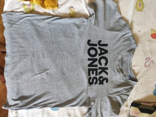 Camiseta Jack & Jones Gris Talla 16