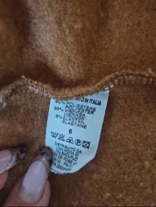 Giacca-camicia oversize marrone