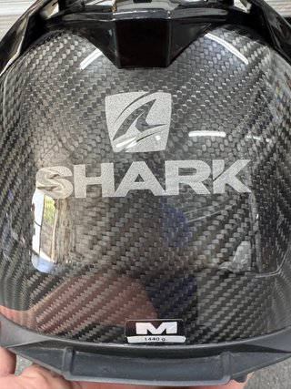 Casco Shark Talla M Carbono