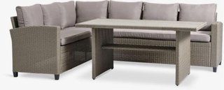 Conjunto Sofá Esquinero + Extras: Sillas + Baúl