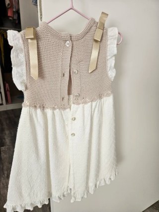 Vestido y braguita bebé evento