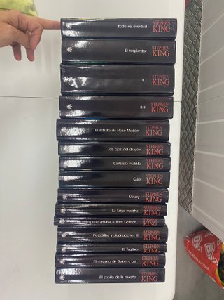 Lote 38 libros Stephen King (Tapa dura RBA)