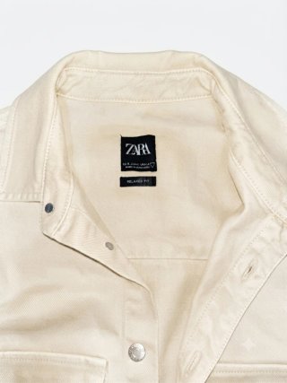 Cazadora Zara worker con parches Talla L
