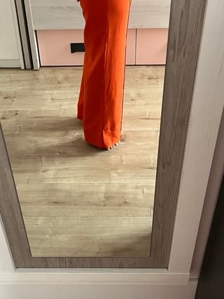 Pantalones Palazzo Mango Naranja