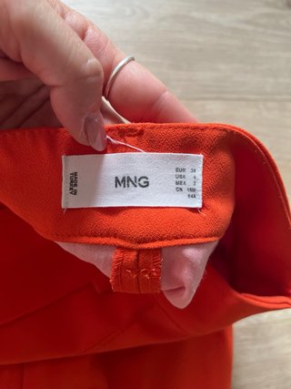 Pantalones Palazzo Mango Naranja