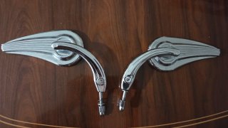 Espejos Moto Custom Harley Cromados