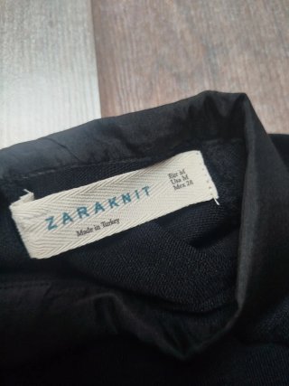 Blusa Zara Manga Larga Talla M Negra