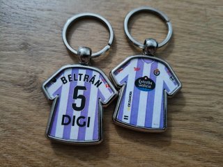 6 Llaveros Real Valladolid Camiseta